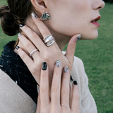 Semi-Cured Gel Nail - N Marble Stone (30pcs)